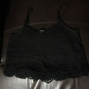 black crop top